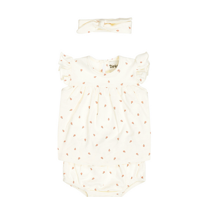 Infant Little Lady Bug 2pc Set w/ Headband