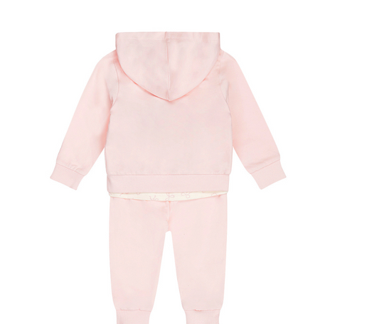 Infant Pink Bow 3pc Jogger Set