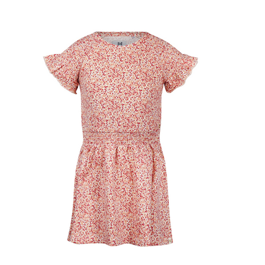 Girl's Cinch Waist Floral Dress