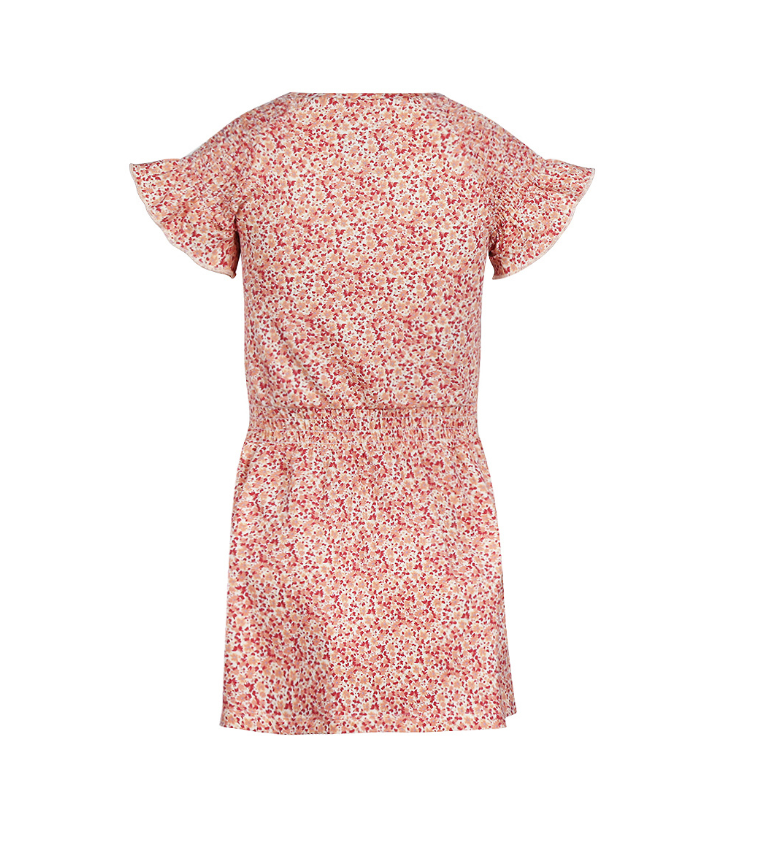 Girl's Cinch Waist Floral Dress