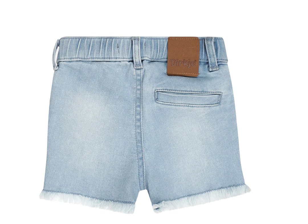 Girl's Frayed Hem Jean Shorts