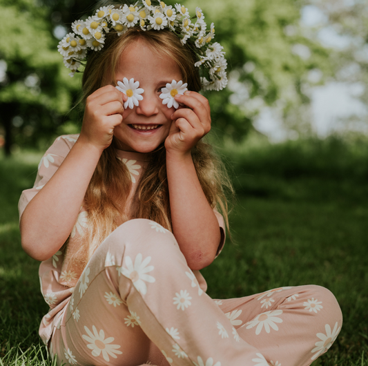 Girl's Flower Power Bell Bottoms