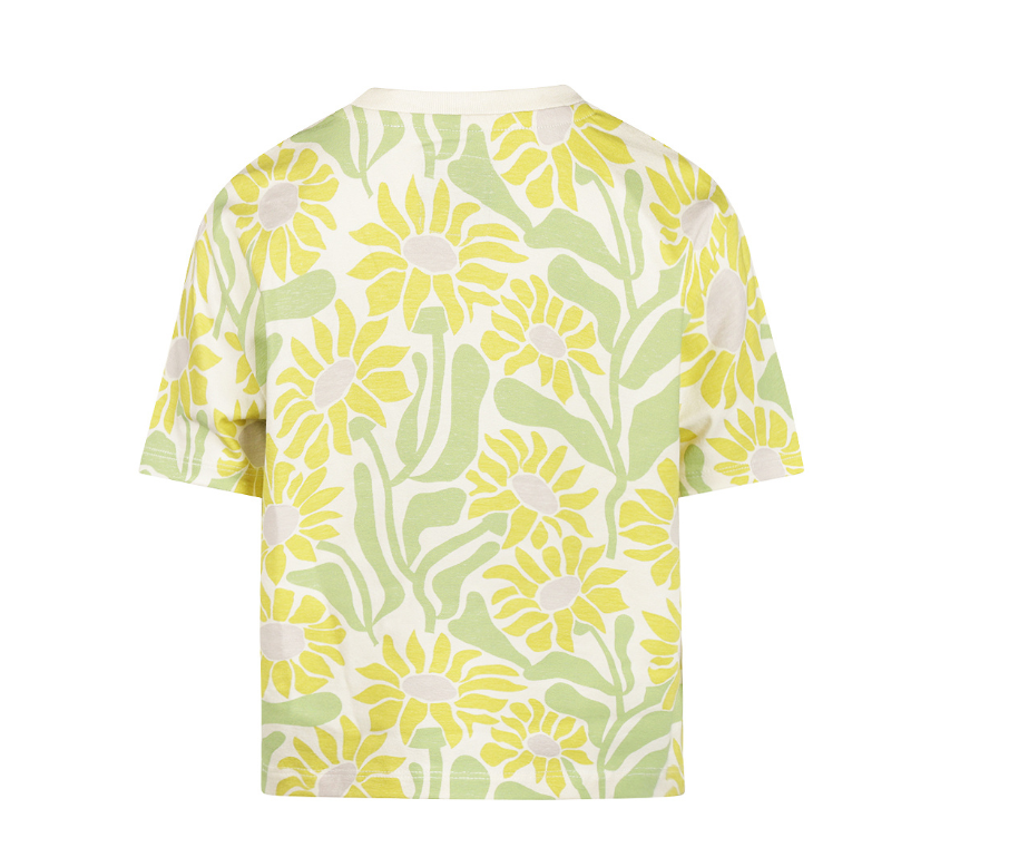 Youth Funky Yellow Flower Tee