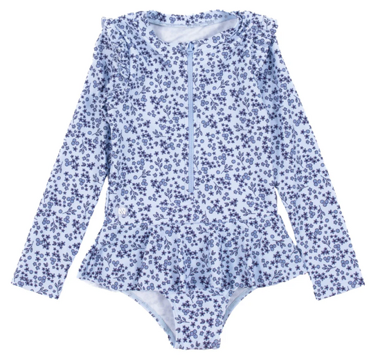 Infant Blueberry Rashguard Bathing Suit