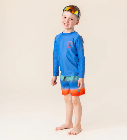 Boy's Gradient Orange Boardshorts