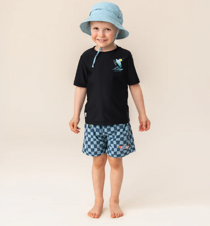 Boy's Checker Boardshorts