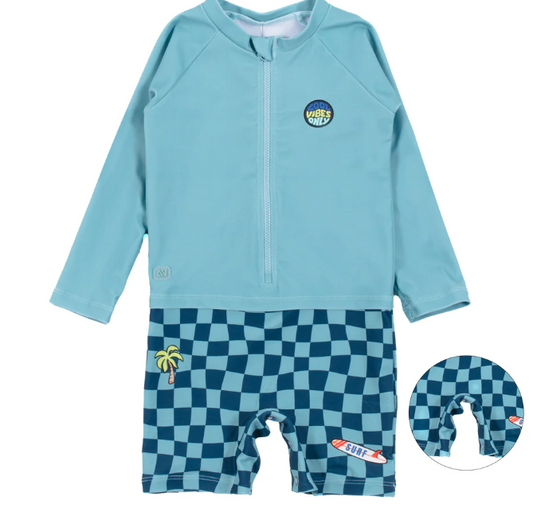 Infant Cool Vibes Only Rashguard Swimsuit