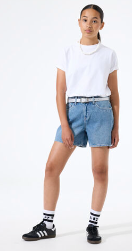 Youth Qiara Relaxed Denim Shorts