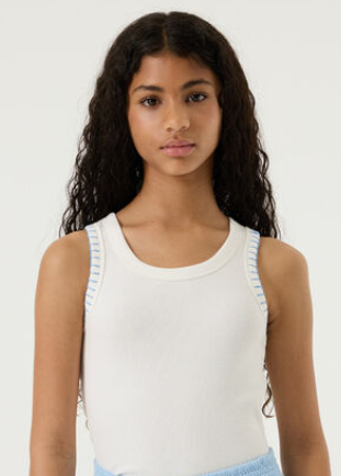Youth Blue Stitch Tank Top
