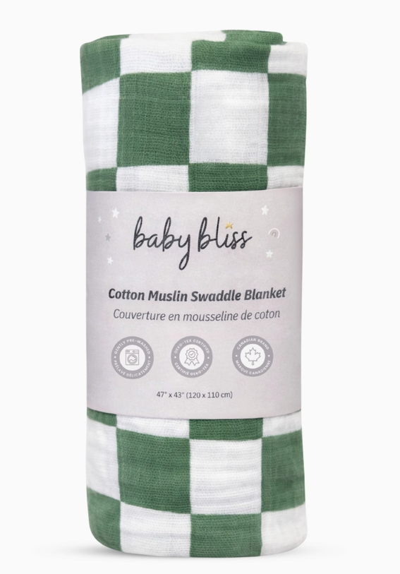 Cotton Muslin Swaddle Blanket