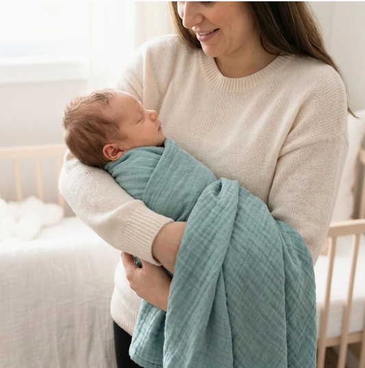 Bamboo Muslin Swaddle Blanket