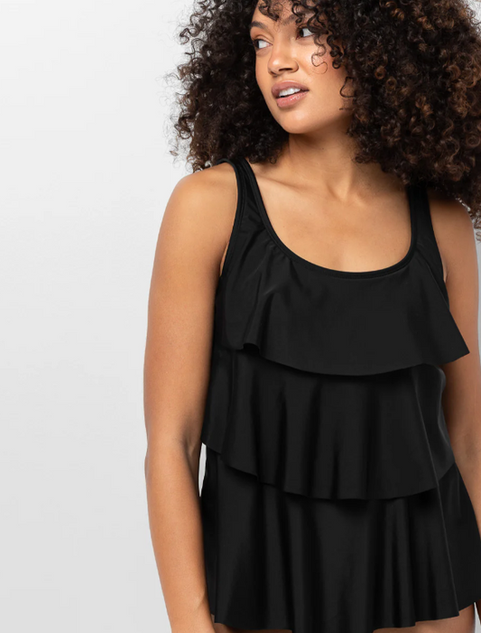 Women's Tiered Ruffled Tankini
