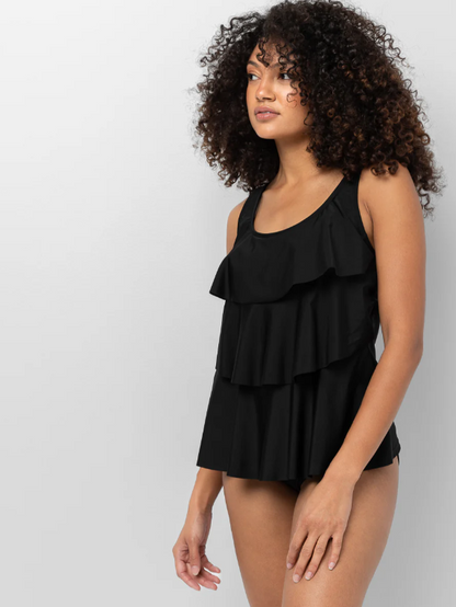 Women's Tiered Ruffled Tankini
