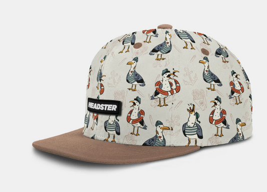Captain Seagull Snapback - White Sand
