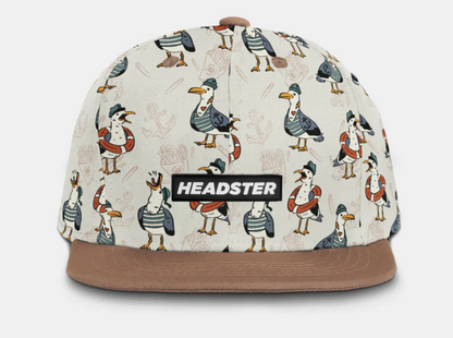Captain Seagull Snapback - White Sand