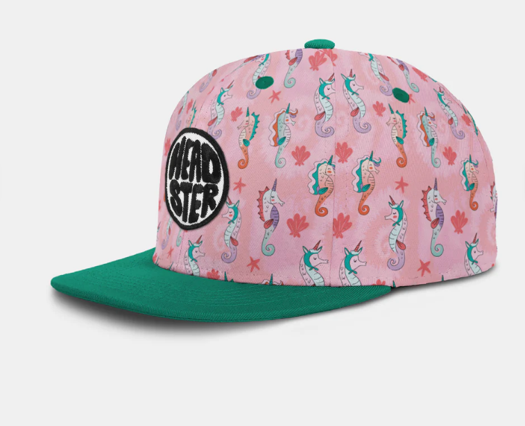 Seahorse Dreams Snapback - Smart Pink