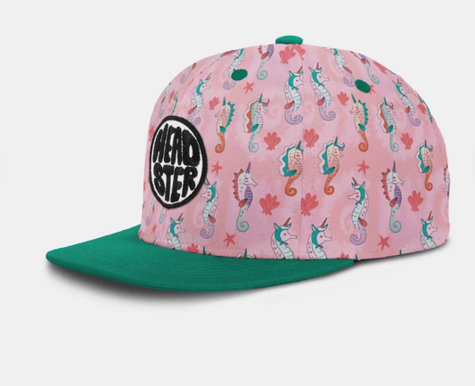 Seahorse Dreams Snapback - Smart Pink
