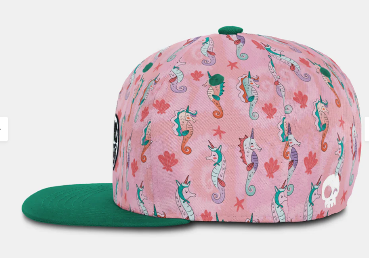 Seahorse Dreams Snapback - Smart Pink