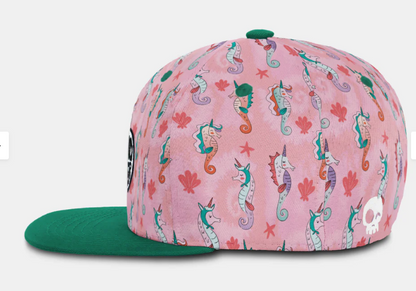 Seahorse Dreams Snapback - Smart Pink