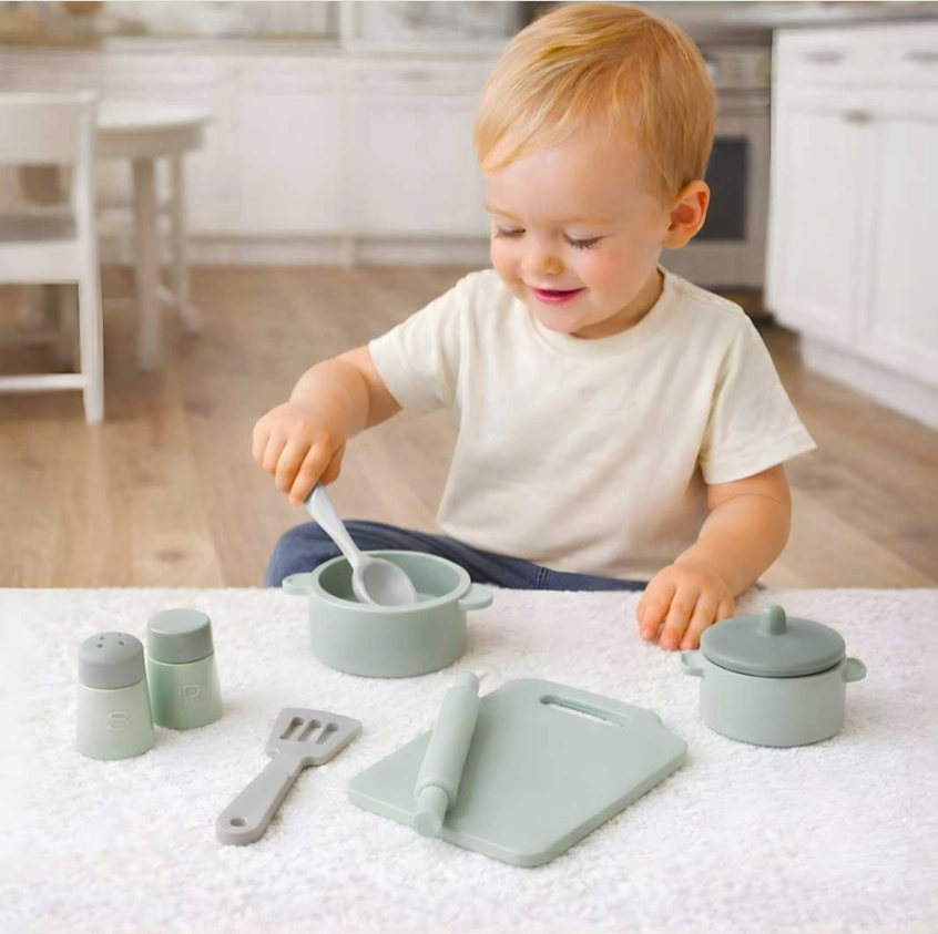 Silicone Chef Kitchen Play Set