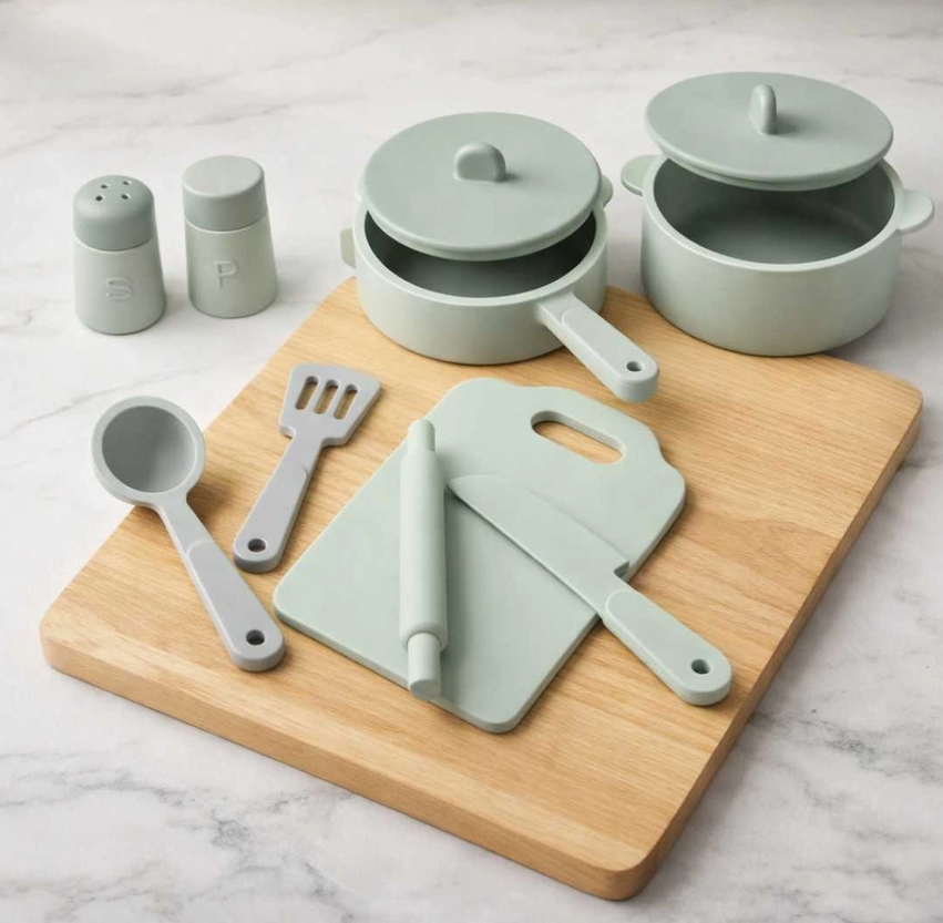 Silicone Chef Kitchen Play Set