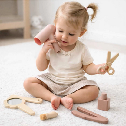 Silicone Hair Stylist Play Set