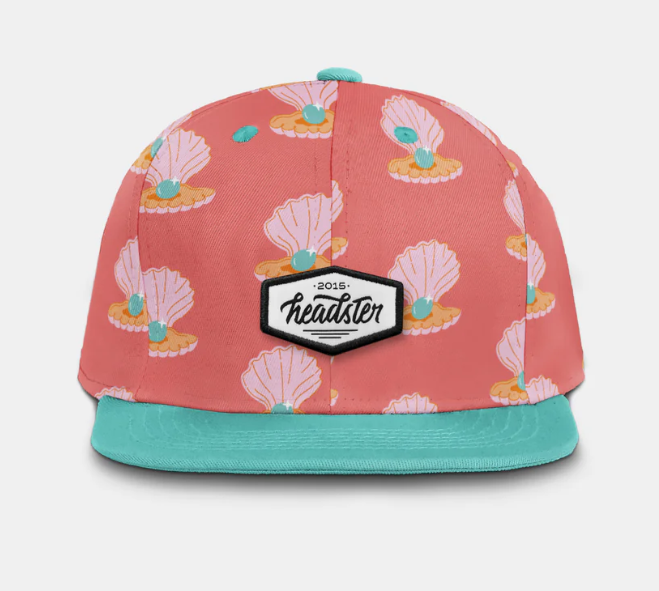 Girly Pearl Snapback - Coral Love