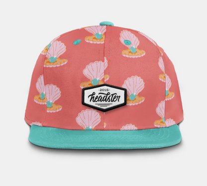 Girly Pearl Snapback - Coral Love