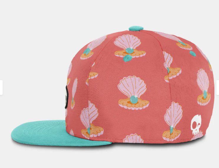 Girly Pearl Snapback - Coral Love