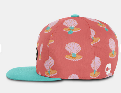 Girly Pearl Snapback - Coral Love