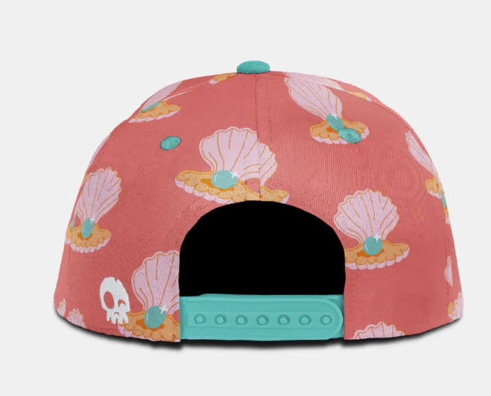 Girly Pearl Snapback - Coral Love