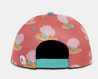 Girly Pearl Snapback - Coral Love