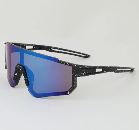 Rainbow Paint Splatter Sunglasses