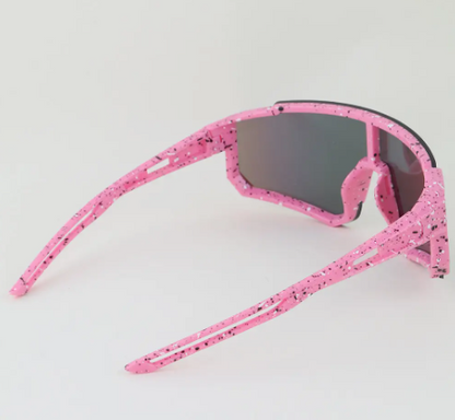 Rainbow Paint Splatter Sunglasses