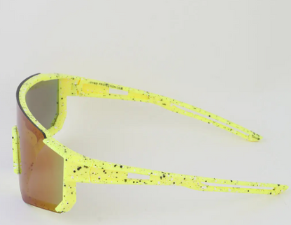 Rainbow Paint Splatter Sunglasses