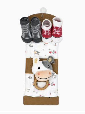4pc Knit Swaddle Set
