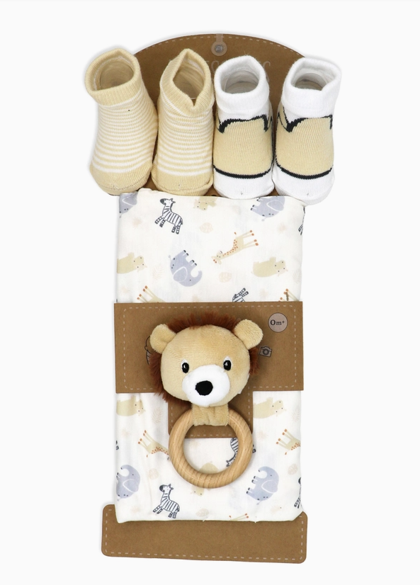 4pc Knit Swaddle Set