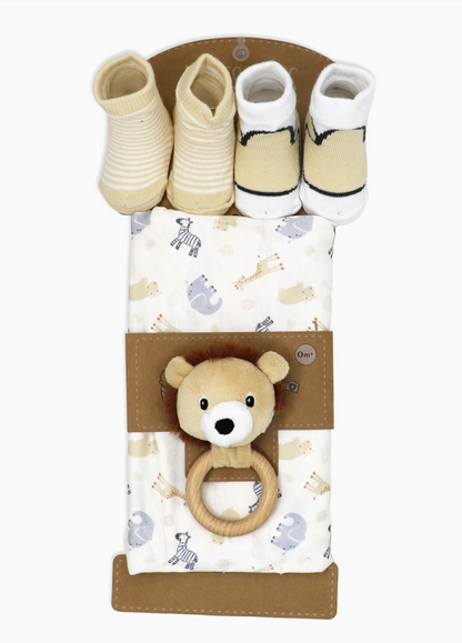 4pc Knit Swaddle Set