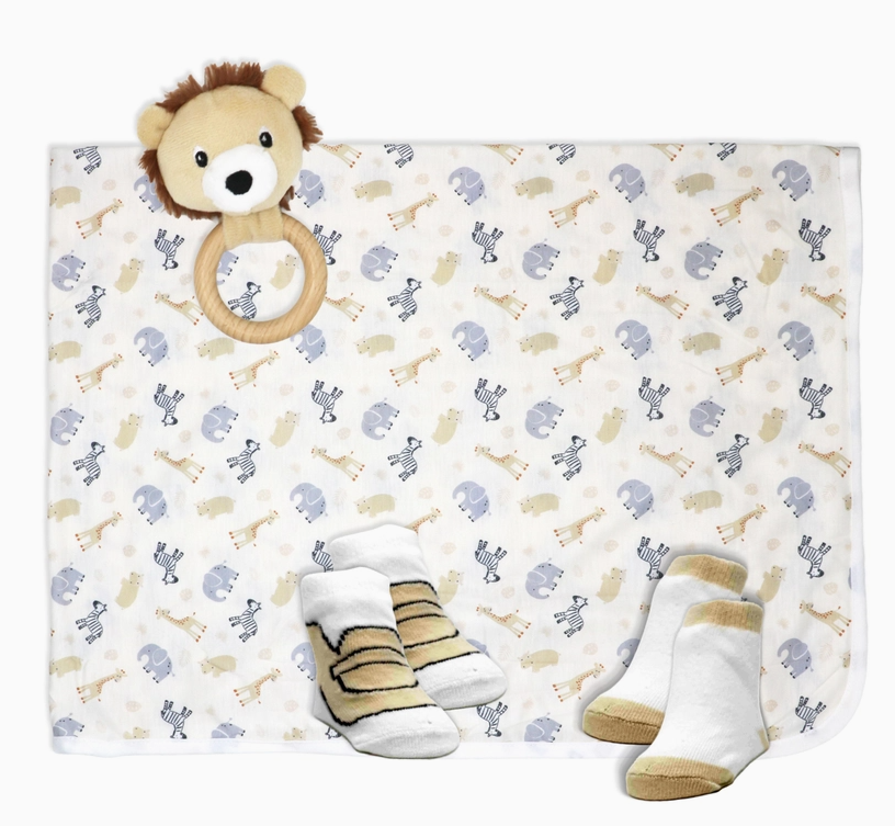 4pc Knit Swaddle Set