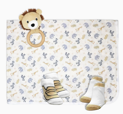 4pc Knit Swaddle Set