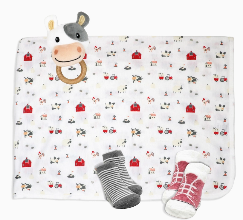 4pc Knit Swaddle Set