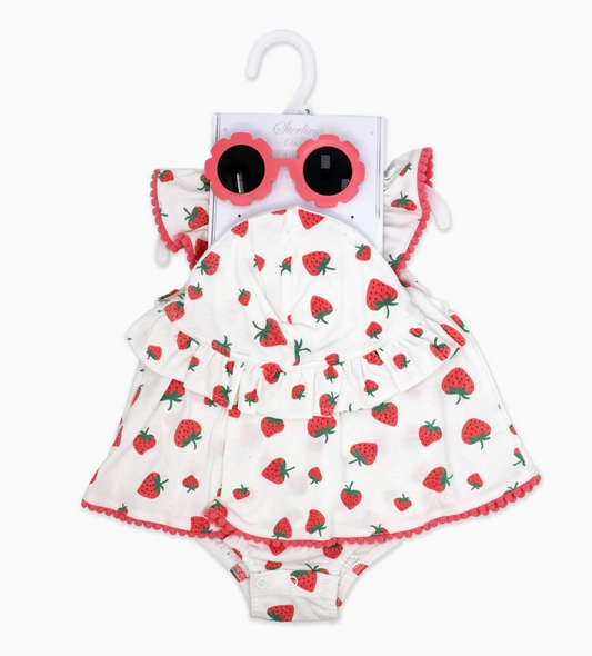 Infant 3pc Strawberry Delight Set