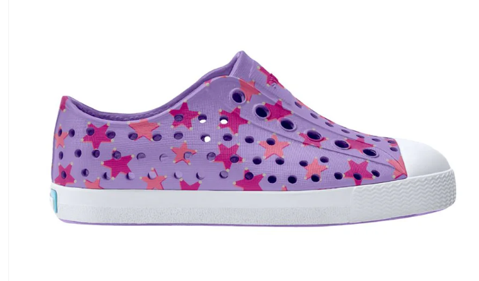 Jefferson Child Print- Taro Purple/Flamingo Star Badge