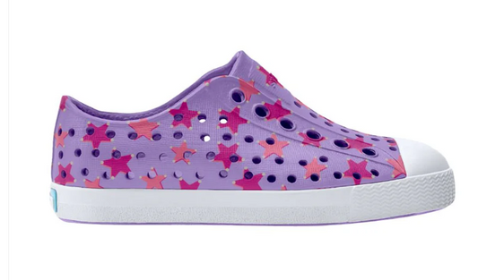 Jefferson Child Print- Taro Purple/Flamingo Star Badge