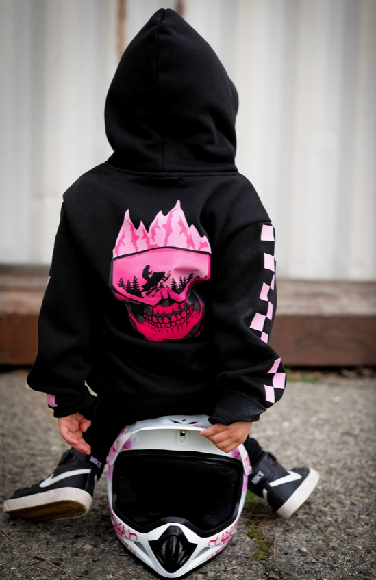 Pink Skull Mountain - Hoodie