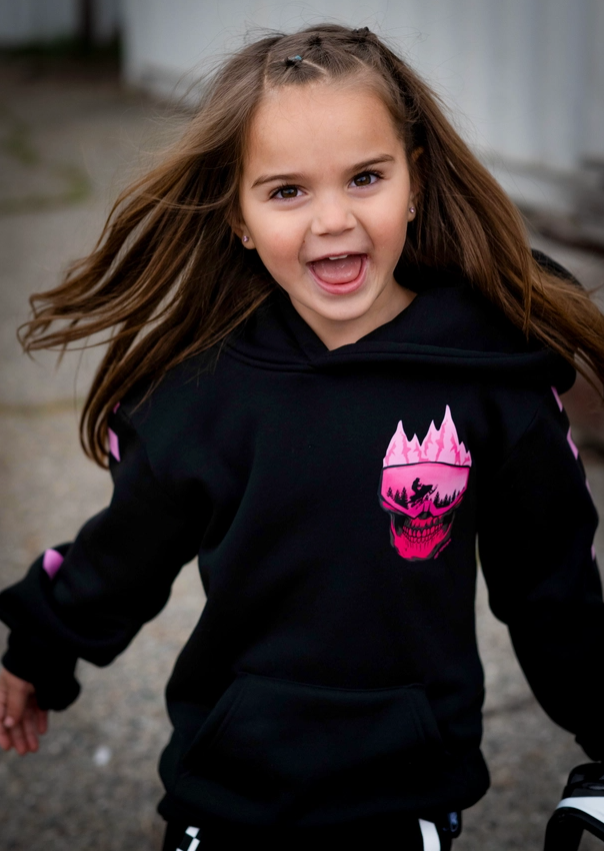 Pink Skull Mountain - Hoodie