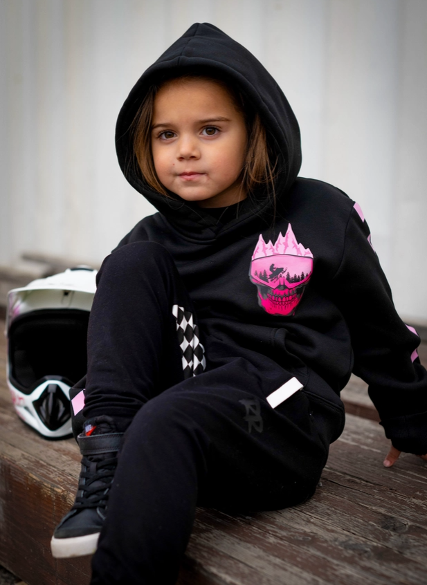 Pink Skull Mountain - Hoodie