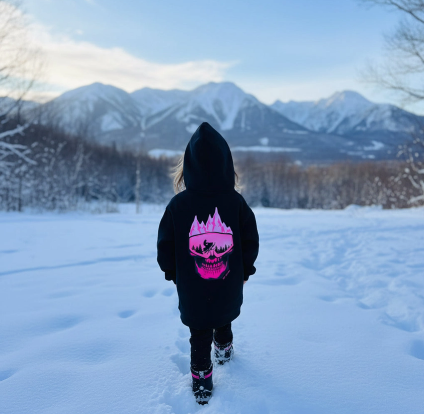 Pink Skull Mountain - Hoodie