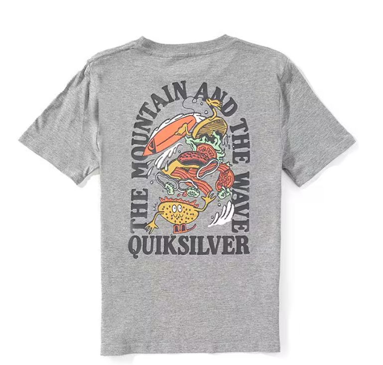 Quicksilver Youth Burger Wipeout Tee