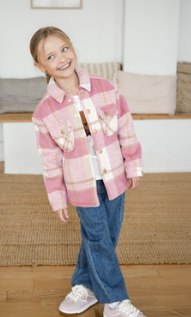 Pink Plaid Shacket
